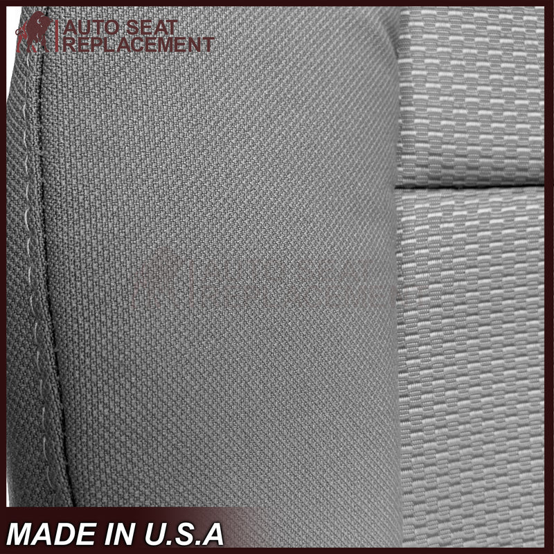 2014-2019 Chevy Silverado LS LT Z71 Replacement Cloth Seat Cover: Gray - Auto Seat Replacement