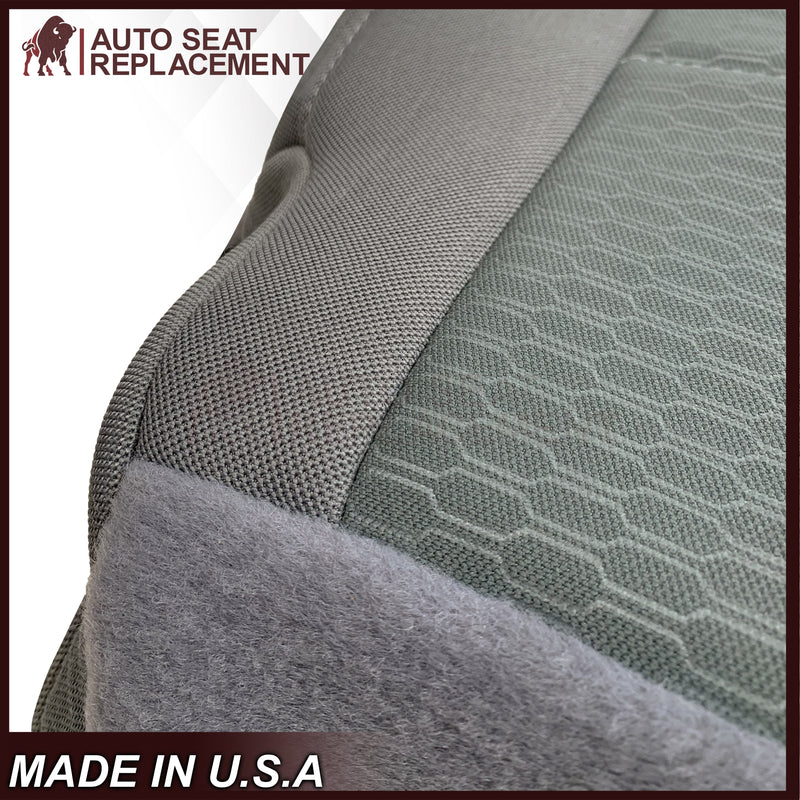 2013-2018 Dodge Ram ST Tradesman Bottom or Top Replacement Seat Cover: Cloth Diesel Gray