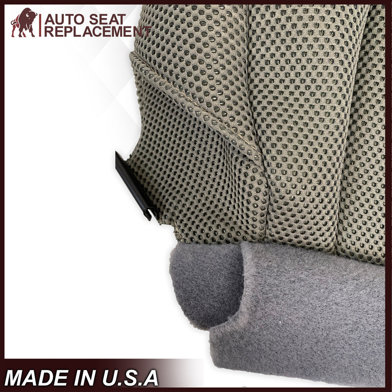 2005 - 2019 Nissan Frontier SE Replacement Bottom Gray Cloth (Fabric) Material Seat Cover