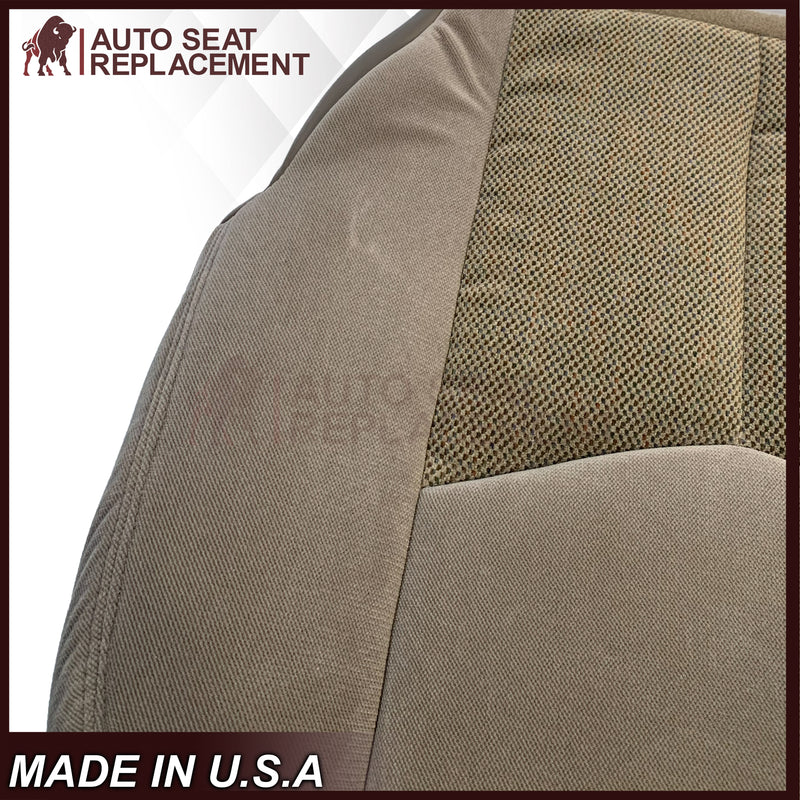 2003 2004 2005 2006 Chevy Silverado 1500 1500HD Cloth Seat Cover In Tan