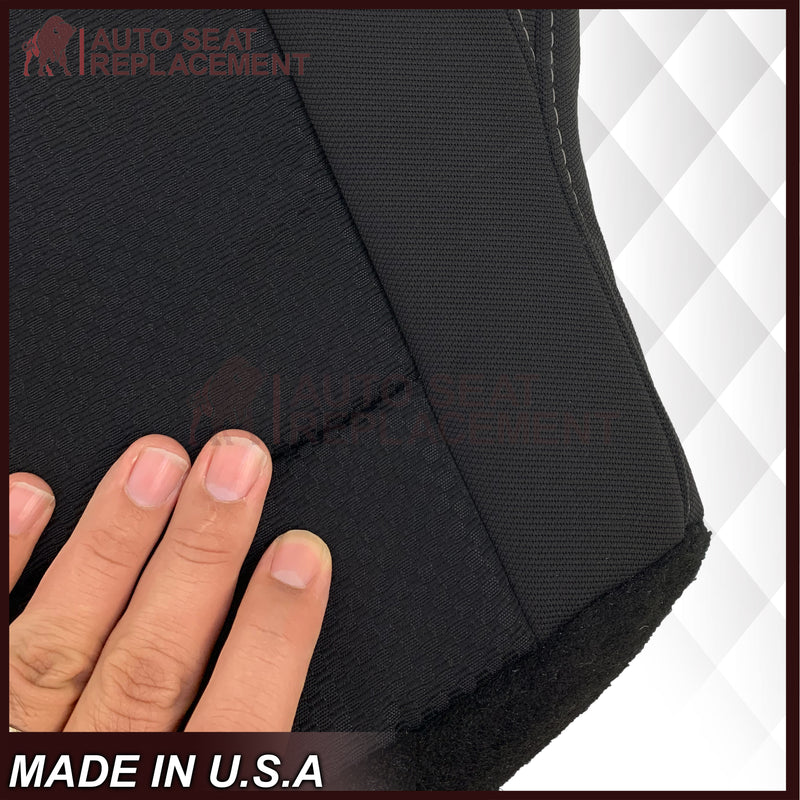 2015-2022 Chevy Colorado ZR2 LTZ LS Driver OR Passenger Side Bottom Cloth Seat Covers Black