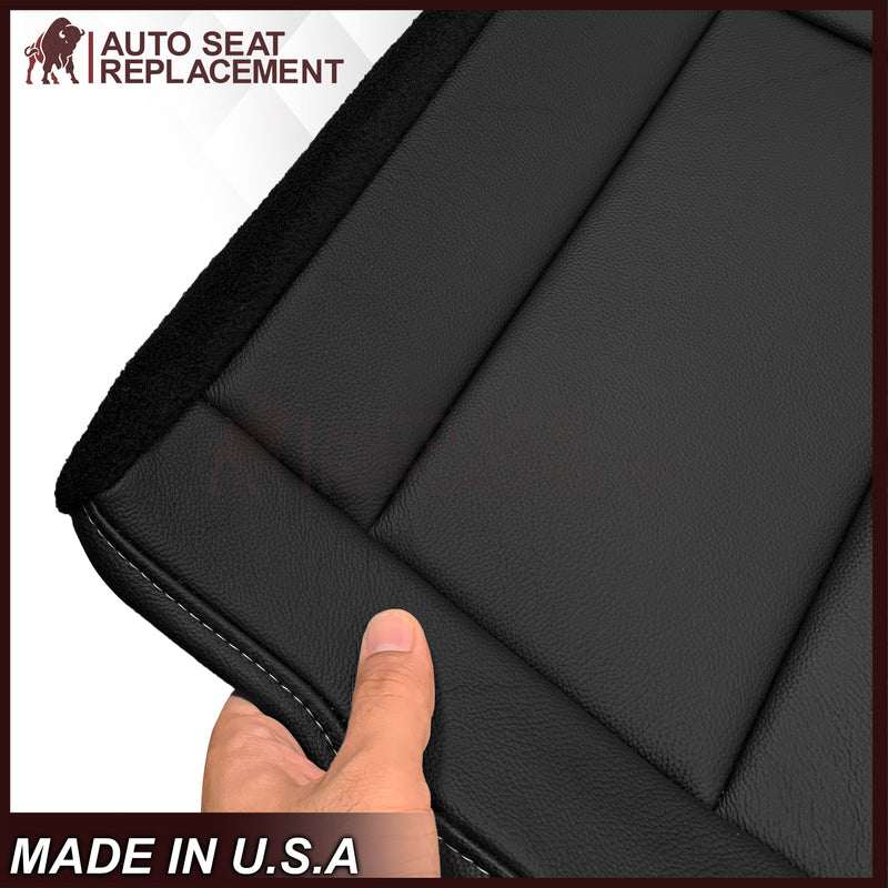 2015-2022 Chevy Colorado LT ZR2 LTZ LS Replacement Seat Covers In Black: Choose In Leather or Vinyl