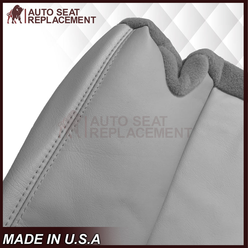 2003 - 2007 Chevy Tahoe Suburban & GMC Yukon Second Row 50/50 Captain Chairs Seat Cover In Gray - Choose from variant