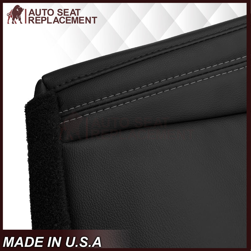 2011-2021 Jeep Grand Cherokee Overland Replacement Seat Cover: Black, Perforated