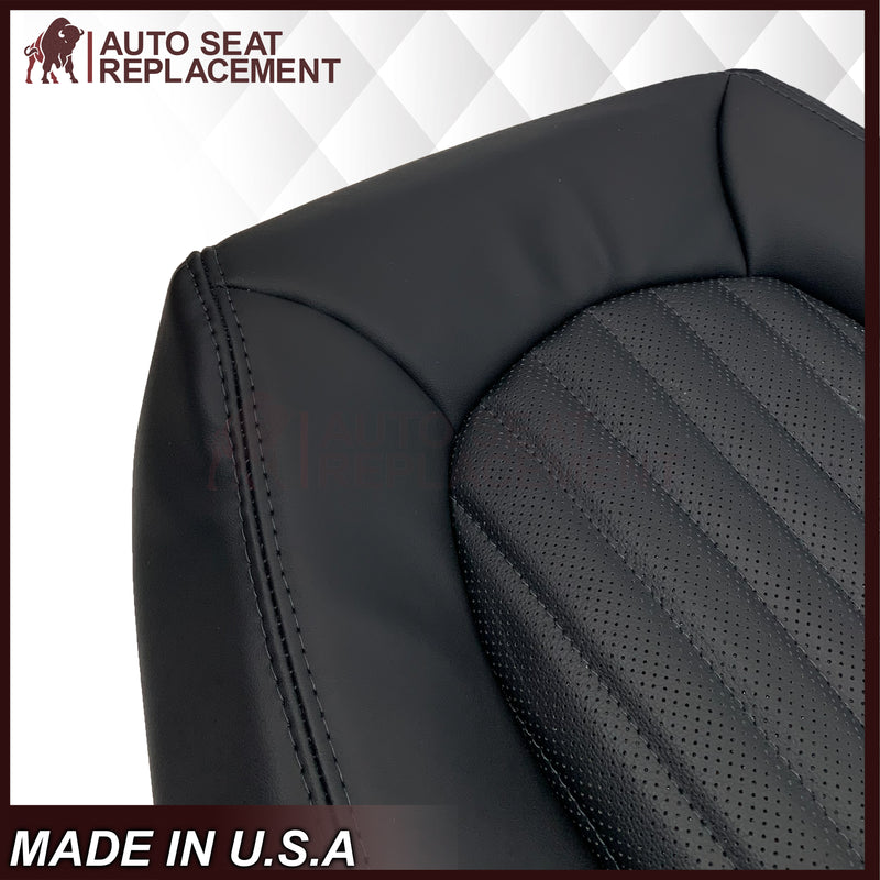 1999-2004 Ford Mustang V6/GT 2001 Bullitt Replacement Seat Covers In Ebony Black
