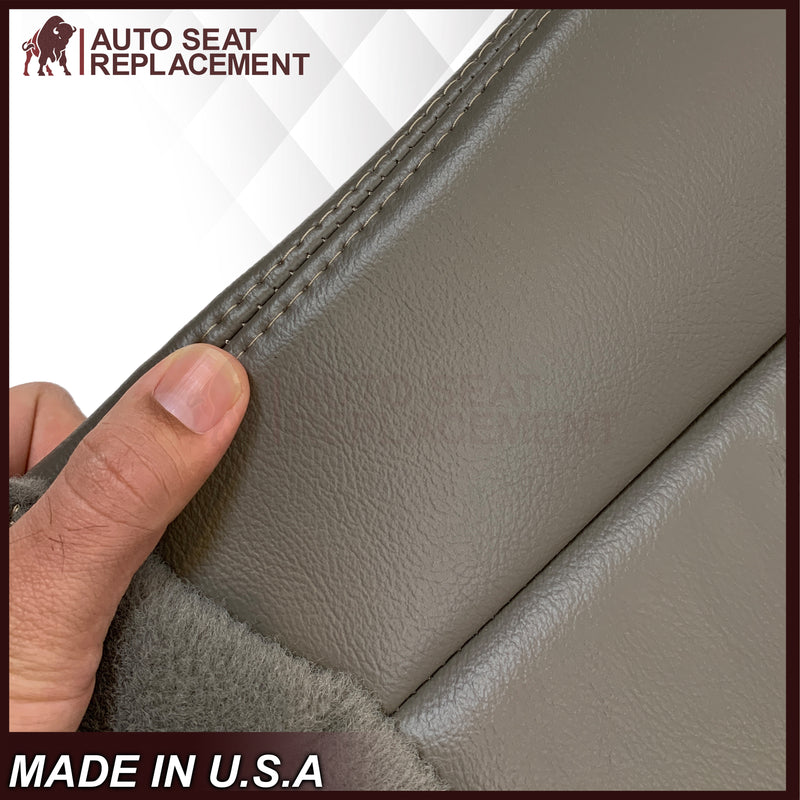 2004-2009 For For Dodge Durango HEMI SLT Synthetic Leather Bottom Seat Cover In Khaki Tan