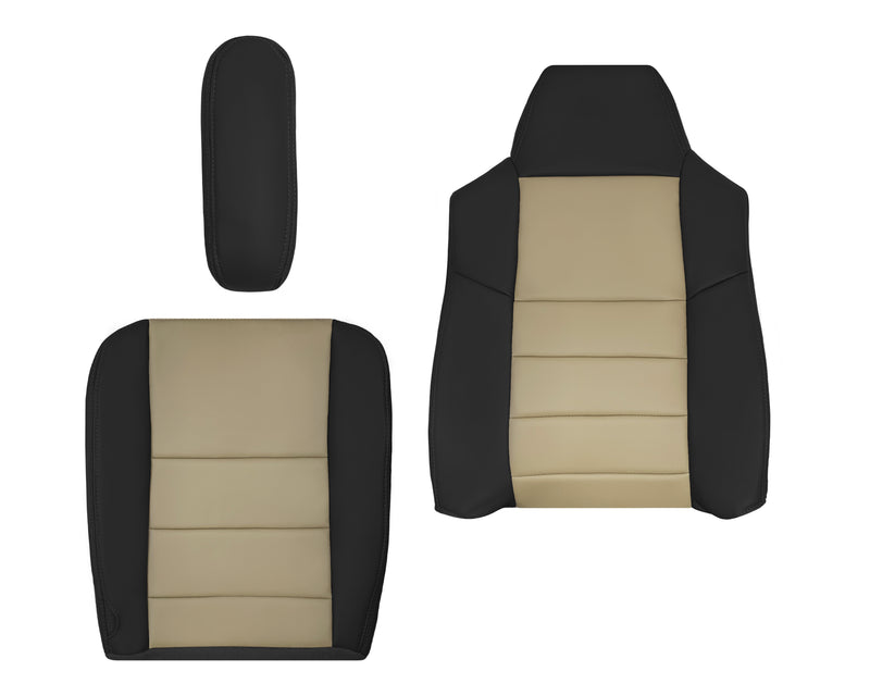 2005 Ford Excursion Eddie Bauer Sport Front Replacement Seat Covers: Choose Leather or Vinyl