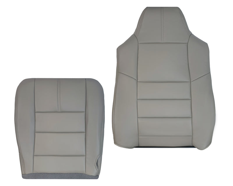 2008-2010 Ford F-250 F-350 F-450 F-550 Lariat Seat Cover in Medium Stone Gray: Choose From Variants