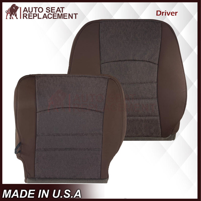 2013 - 2018 Dodge Ram 1500 2500 SLT Outdoorsman Cloth Seat Covers In Brown