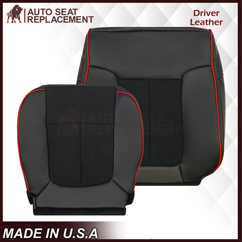 2013–2014 Ford F-150 FX4 Appearance Package Black Seat Cover with Suede Insert - Auto Seat Replacement