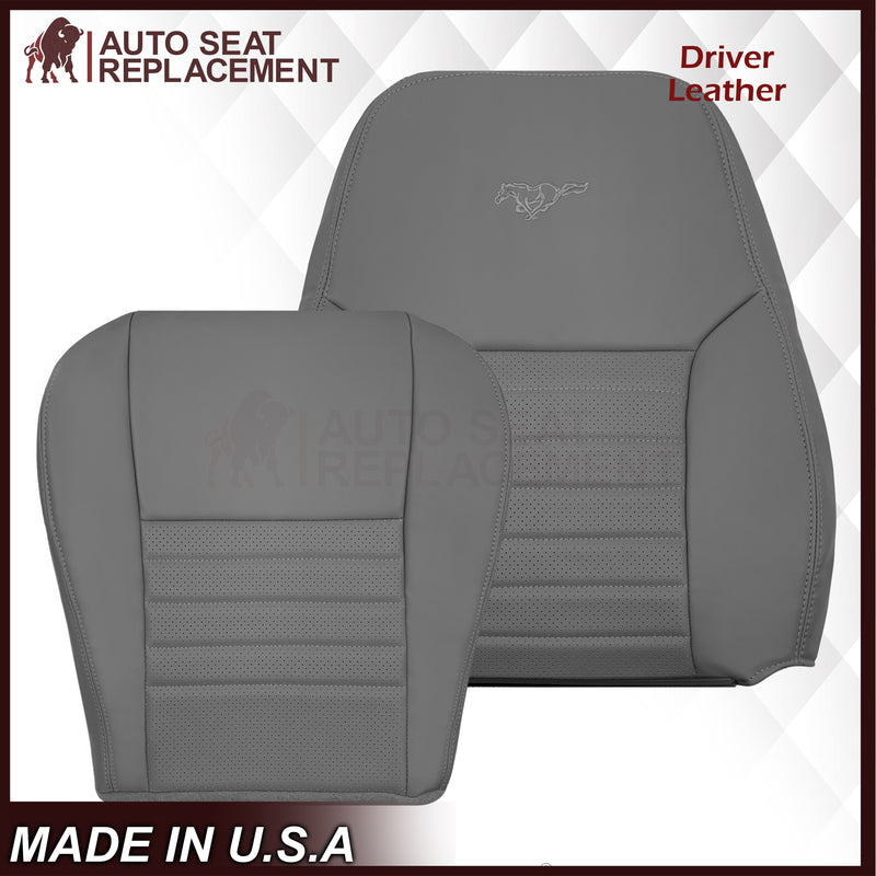 1999-2004 Ford Mustang GT Convertible Replacement Seat Cover In Medium Graphite Gray