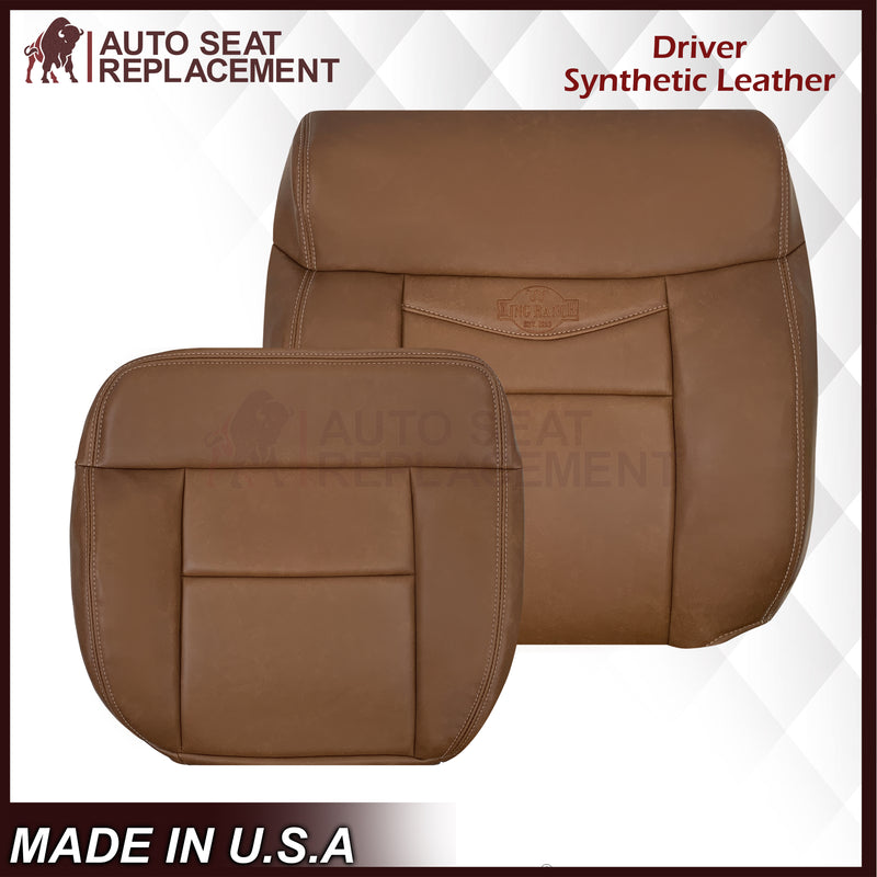 2004-2008 Ford F-150 King Ranch Replacement Synthetic Leather Seat Covers In King Ranch