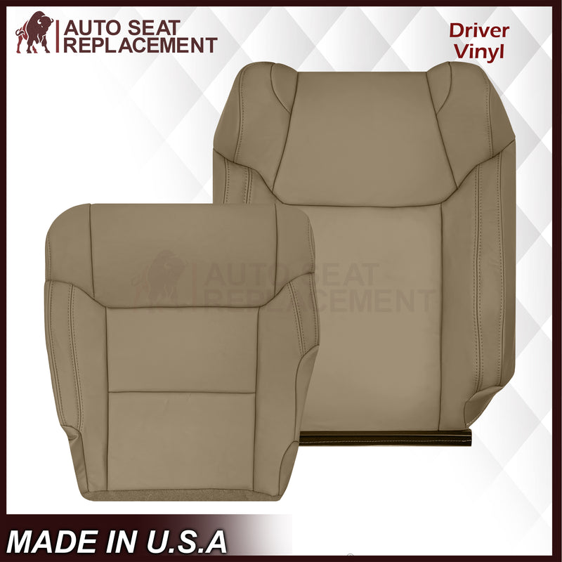 2014-2021 Toyota Tundra Driver or Passenger Bottom / Top Replacement Seat Cover – Sand Beige Tan