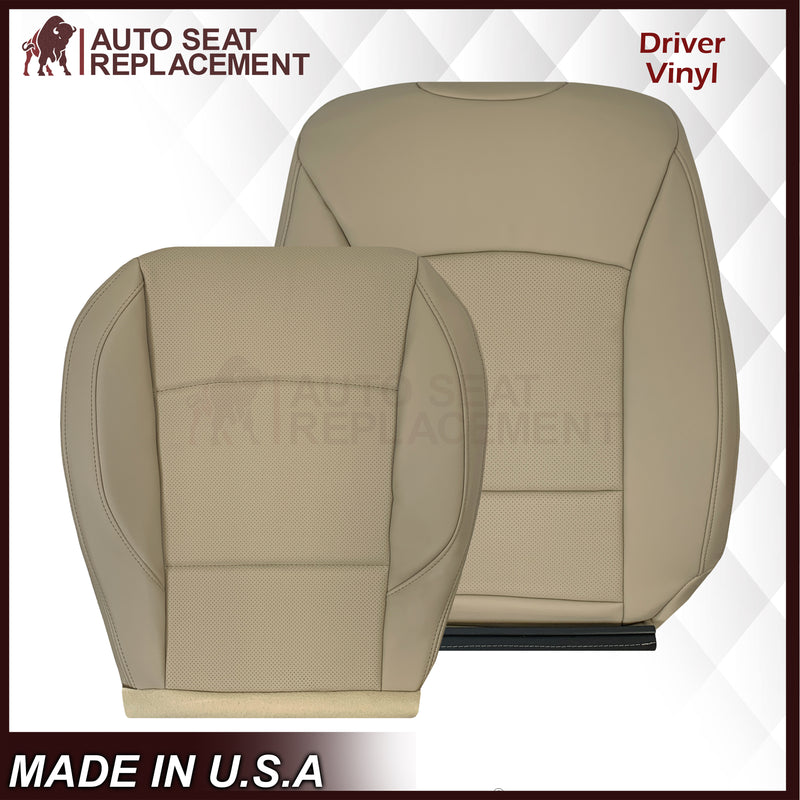 2015-2019 Subaru Outback Legacy Limited Replacement Synthetic Leather Seat Covers: Perforated, Ivory Tan