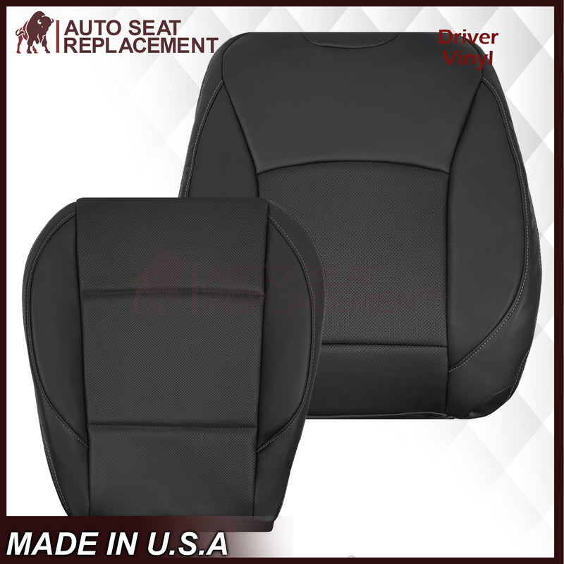 2015-2019 Subaru Outback LIMITED Replacement Leather Seat Covers: Perforated, Black - Auto Seat Replacement