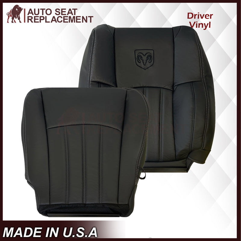 2009 - 2012 Dodge Ram 1500 2500 3500 Laramie Replacement Seat Covers in Dark Slate (Dark Gray)