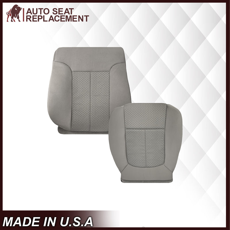 2009 2010 Ford F150 XLT Driver Or Passenger Bottom Replacement Seat Cover Gray