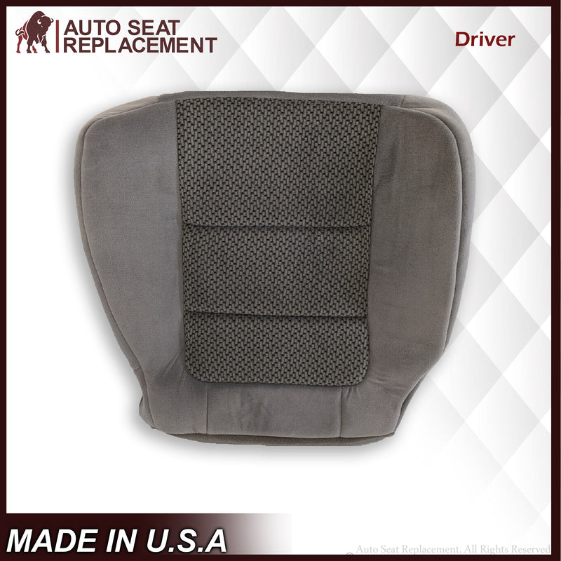 2001 Ford F250 F350 XLT Extended Quad Cab Gray Cloth Seat Cover