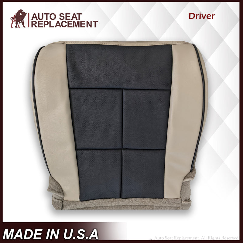 2010 2011 2012 2013 Lincoln Navigator Seat Cover Black-Tan Choose Leather or Vinyl