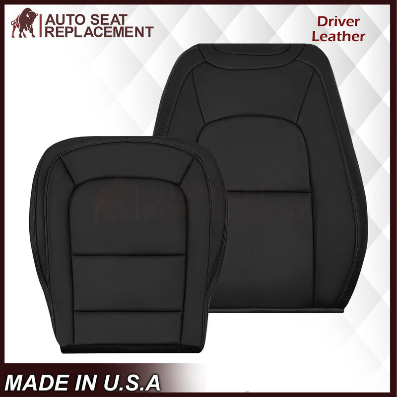 2015-2022 Chevy Colorado LT ZR2 LTZ LS Replacement Seat Covers In Black: Choose In Leather or Vinyl