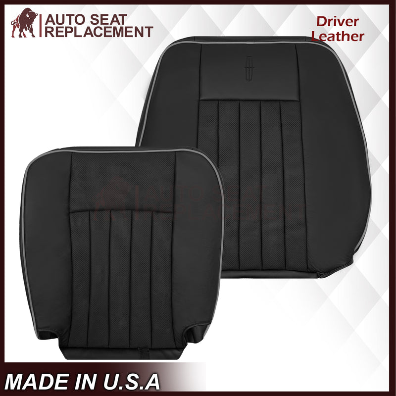 2003 - 2006 Lincoln Navigator Replacement Seat Covers in Black: Choose Genuine Leather or Vinyl - Auto Seat Replacement
