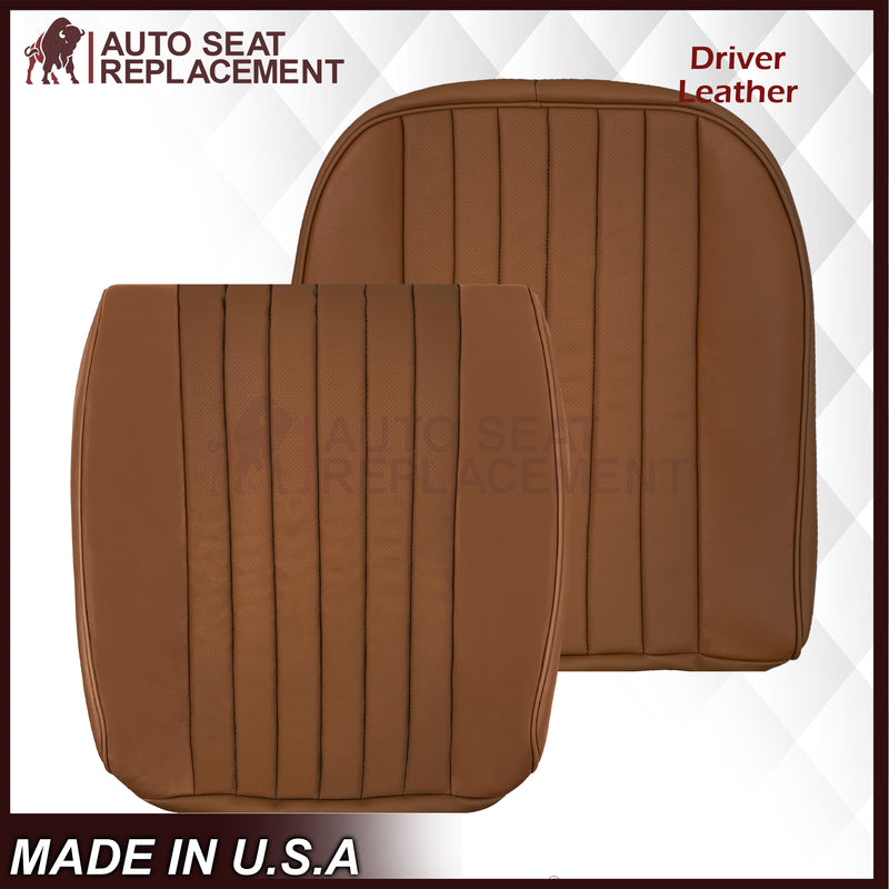 1972-1989 Mercedes Benz R107 Leather seat Covers 280SL 450SL 380SL 560SL W107 SL In Saddle Brown - Auto Seat Replacement