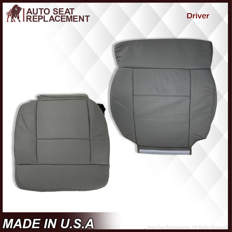 2004 2005 2006 2007 2008 Ford F150 XL Cloth Seat Covers in Medium Flint Gray