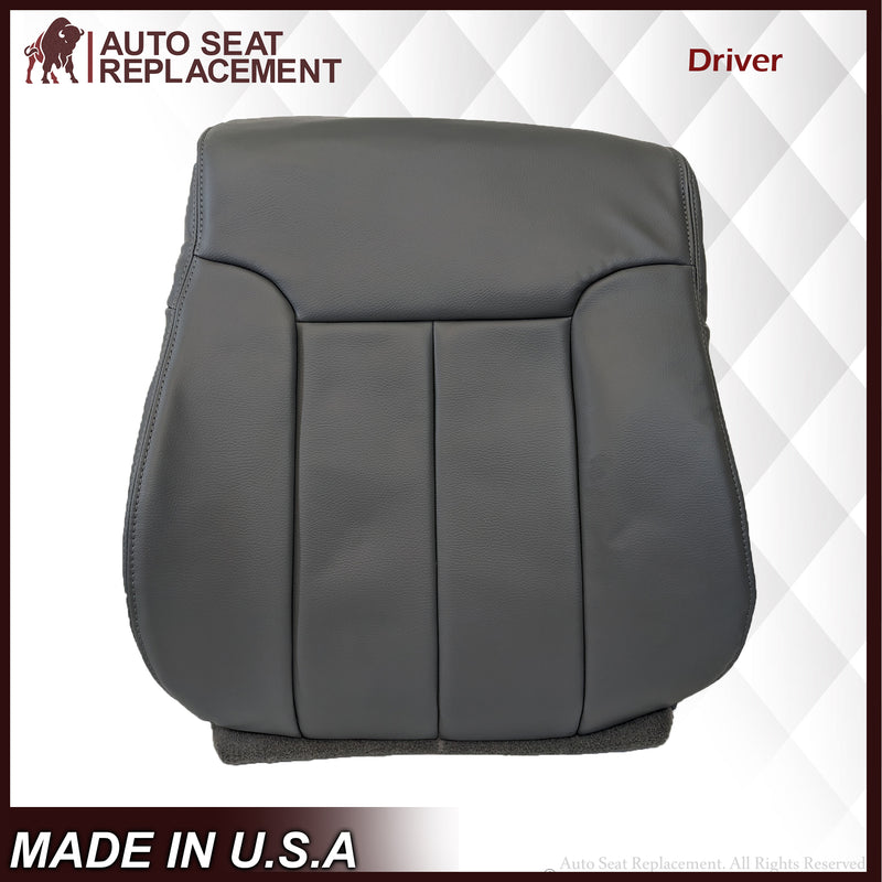 2009 2010 2011 Ford F150 Lariat Crew Cab Replacement Seat Cover Steel Gray Choose: Leather or Vinyl