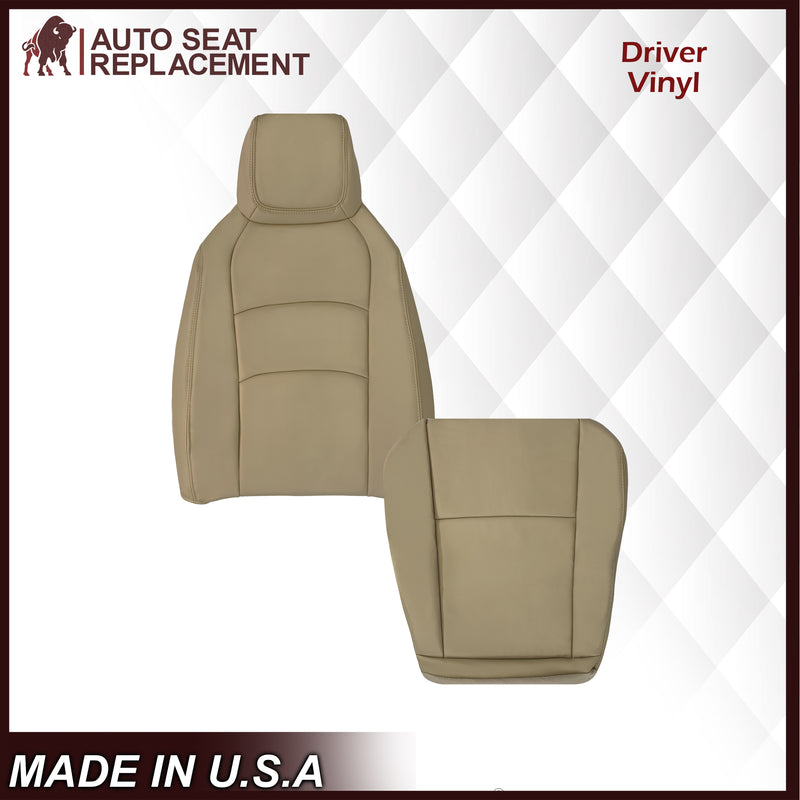 2009-2014 Ford E350 E450 E550 Econoline Van Replacement Seat Covers In Tan