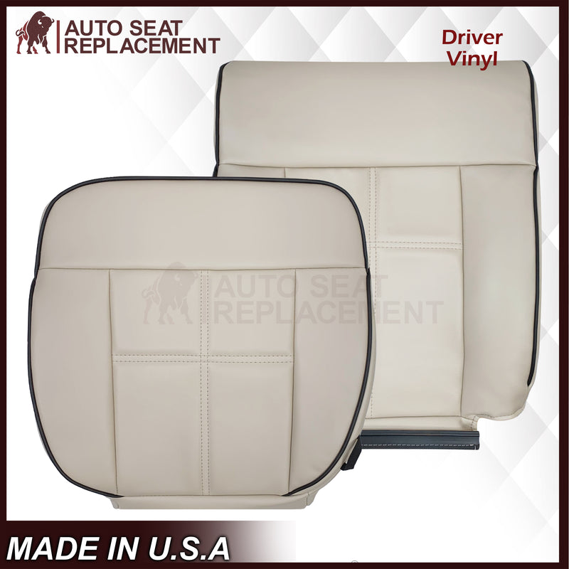 2006 2007 2008 Lincoln Mark LT Front Replacement Seat Covers in Medium Light Parchment Tan: Choose From Variants