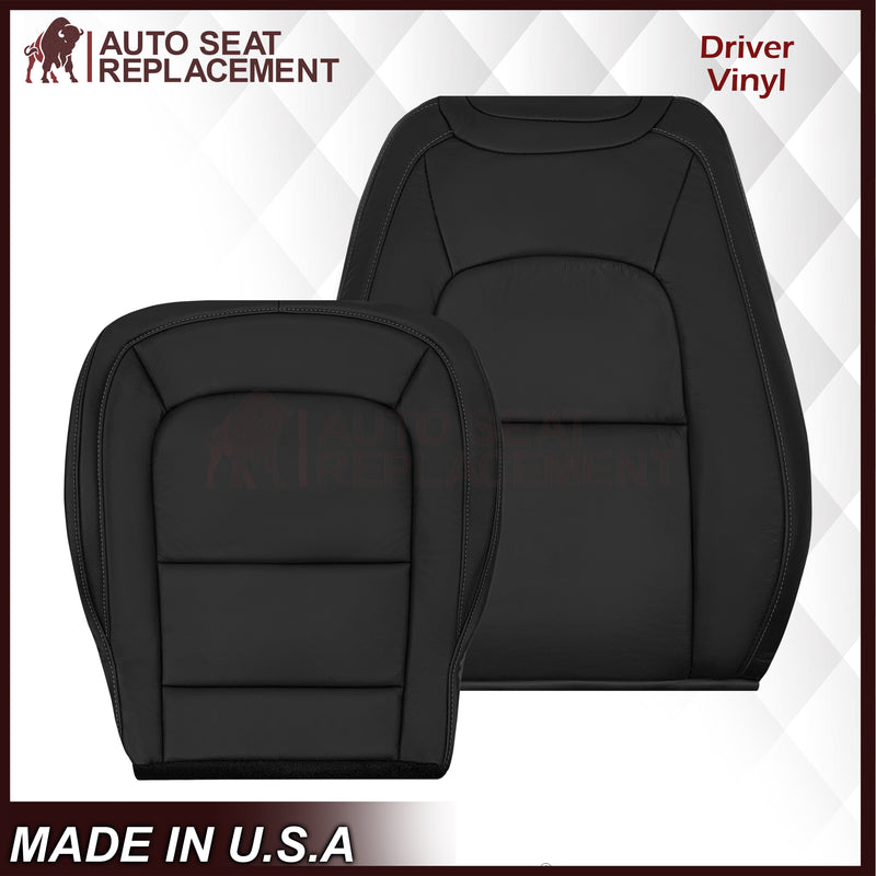 2015-2022 Chevy Colorado LT ZR2 LTZ LS Replacement Seat Covers In Black: Choose In Leather or Vinyl