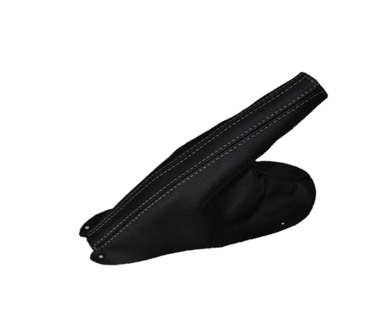 1994-2004 FORD MUSTANG GT-2001 Bullitt Black Genuine Leather Parking Brake Boot Cover - Auto Seat Replacement