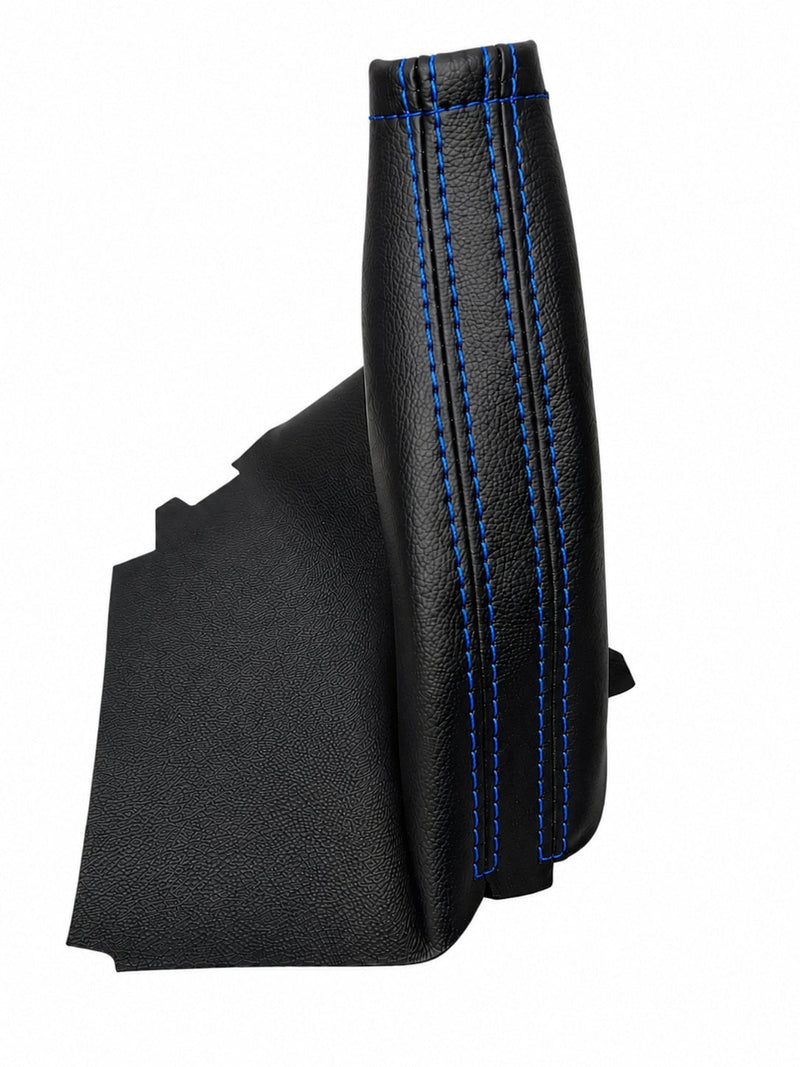 For SUBARU STI 2015-2021 Embroidered PU Leather Shift & Handbrake Boot Cover - Auto Seat Replacement