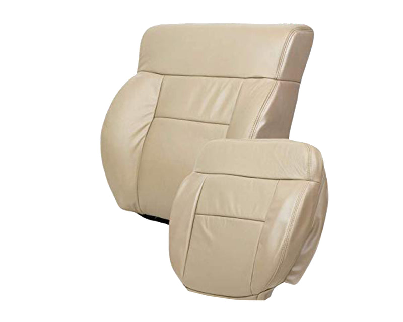 2005-2008 Ford F150 Lariat Seat Cover in Tan: Choose Leather or Vinyl - Auto Seat Replacement