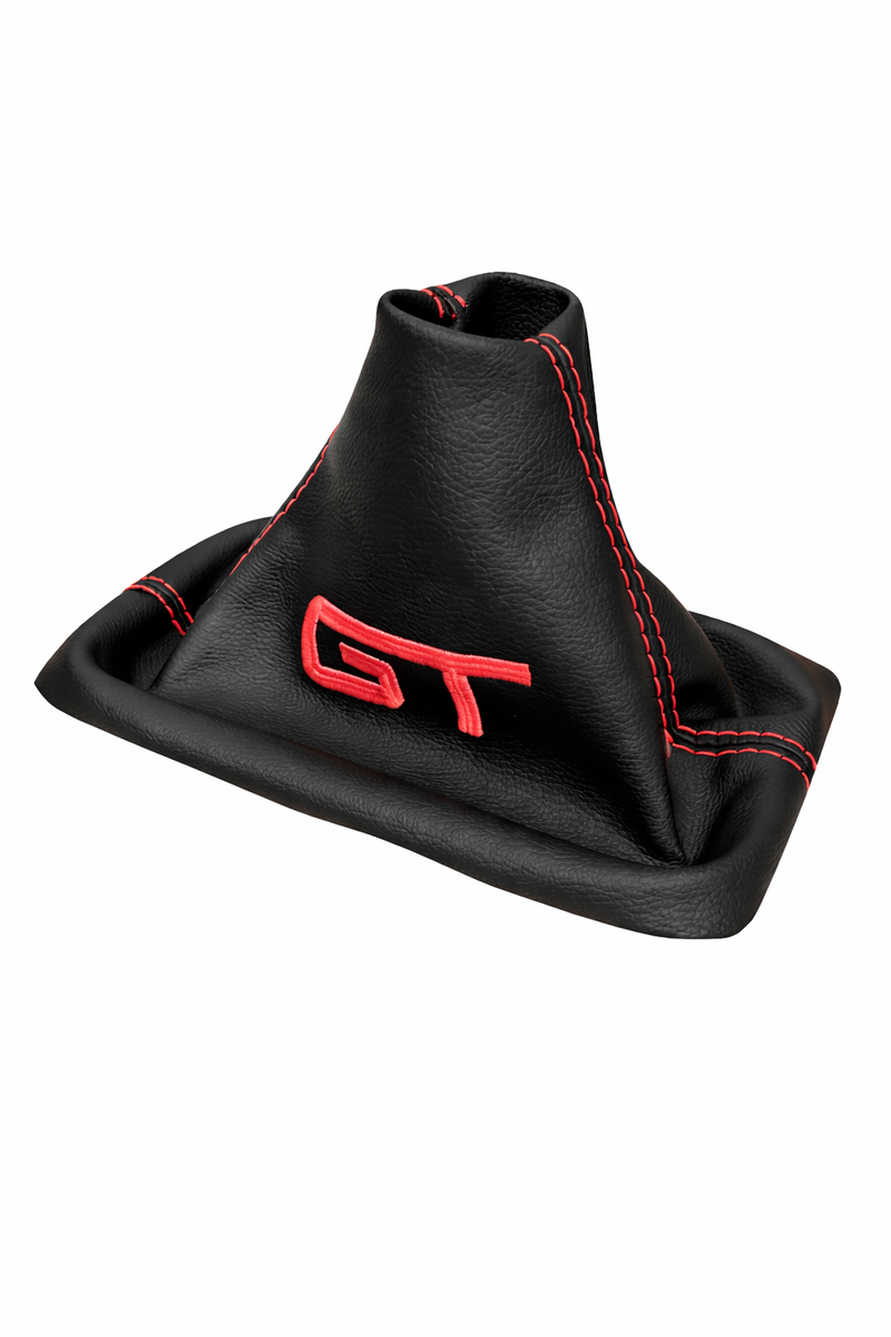 2005 - 2009 Ford Mustang GT Shift Boot Custom Embroidery - Auto Seat Replacement