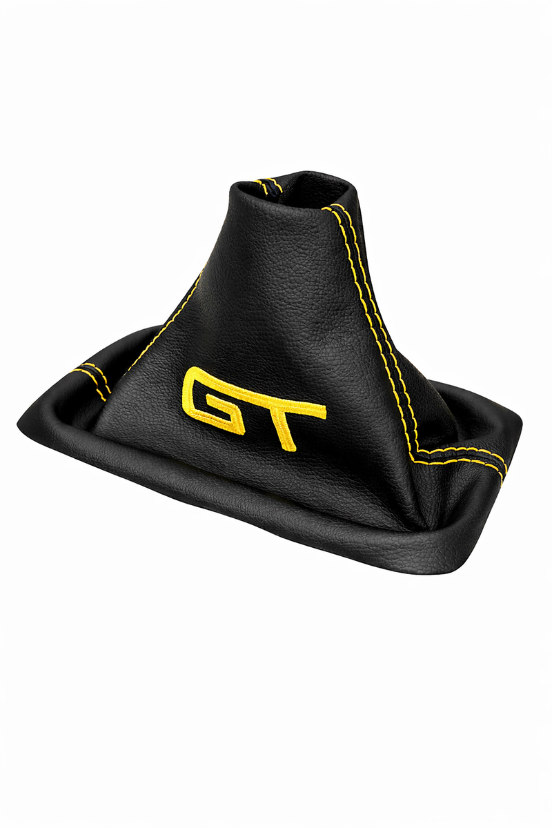 2005 - 2009 Ford Mustang GT Shift Boot Custom Embroidery - Auto Seat Replacement