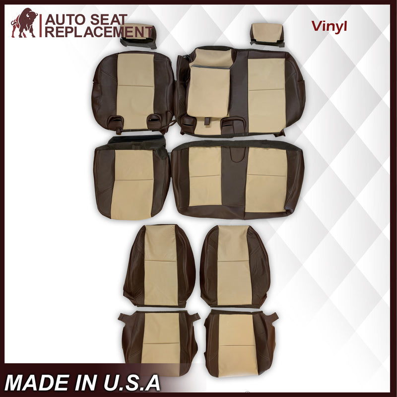 Copy of 2007-2014 Chevy Silverado Seat Cover In 2tone Gray/Black: Choose From Variation - Auto Seat Replacement