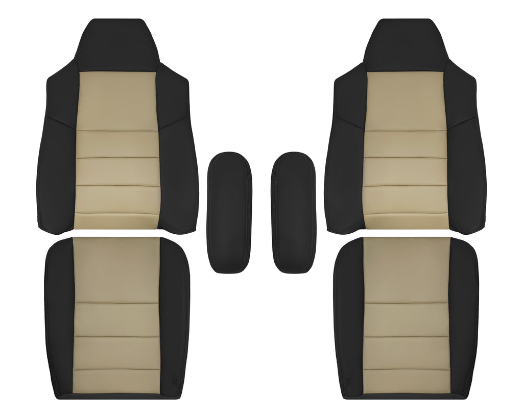 2005 Ford Excursion Eddie Bauer Sport Front Replacement Seat Covers: Choose Leather or Vinyl