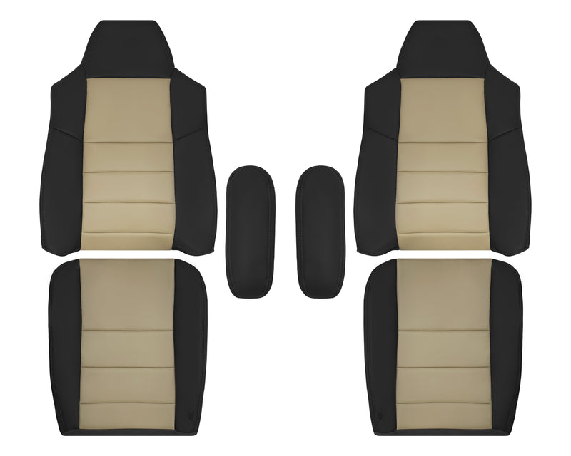 2005 Ford Excursion Eddie Bauer Sport Front Replacement Seat Covers: Choose Leather or Vinyl