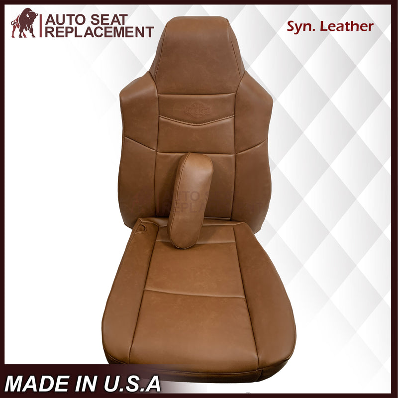 2002-2007 Ford F250 F350 King Ranch Replacement Synthetic Leather Front Seat Covers