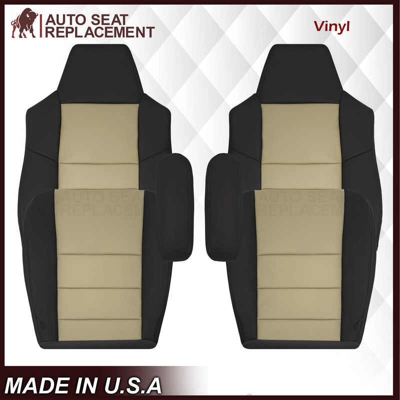 2005 Ford Excursion Eddie Bauer Sport Front Replacement Seat Covers: Choose Leather or Vinyl