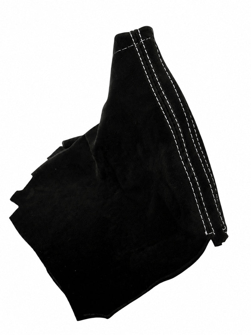 Black Suede Parking Brake & Shift Boot Cover For Subaru Impreza WRX Non-STI 2017-2021 - Auto Seat Replacement