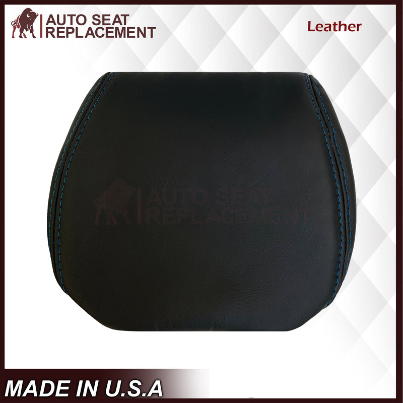 2007-2014 Chevy Tahoe Suburban Silverado CUSTOM Genuine Leather Or Synthetic Leather With Suede Perforated Insert Seat Cover in Black: Choose From Variation