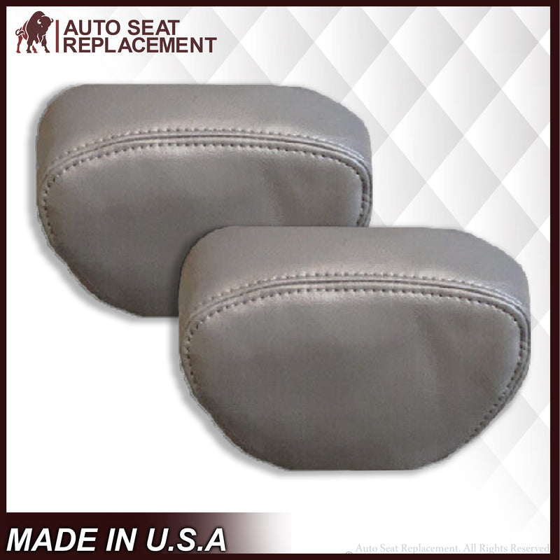 2001 2002 2003 Ford F350/F250 Lariat Extended Cab SECOND ROW Perforated Leather Seat Cover in Gray