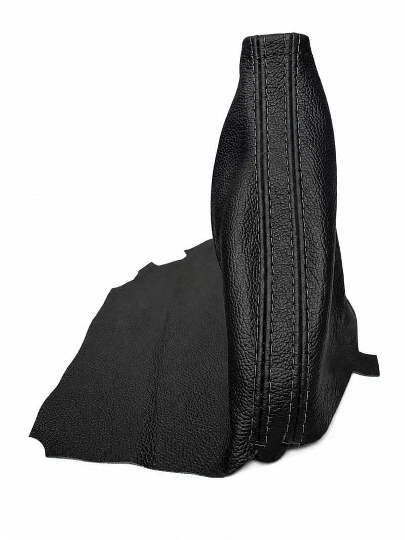 2017 - 2021 Subaru WRX Non STI Real Leather Shift and E-brake Boot Set - Auto Seat Replacement