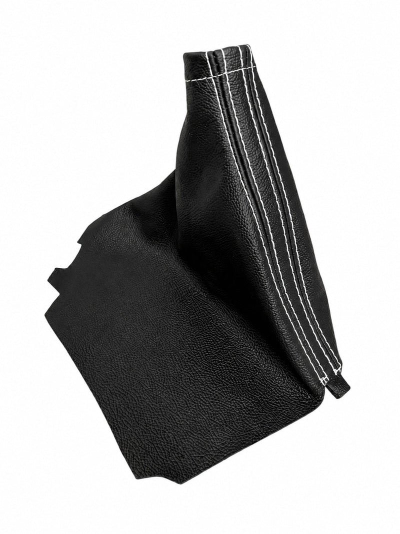 Leather Handbrake & Shift Boot Cover with Embroidery for Subaru Impreza WRX Non STI - Auto Seat Replacement