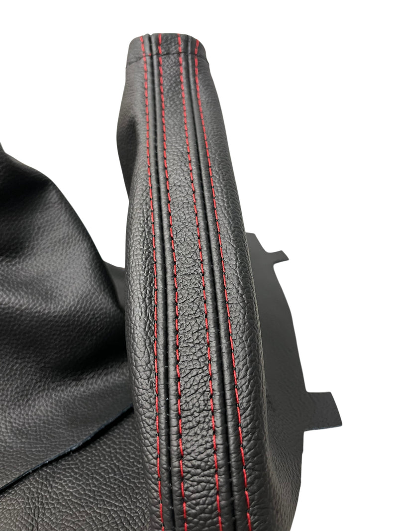 2017 - 2021 Subaru WRX Non STI Real Leather Shift and E-brake Boot Set - Auto Seat Replacement