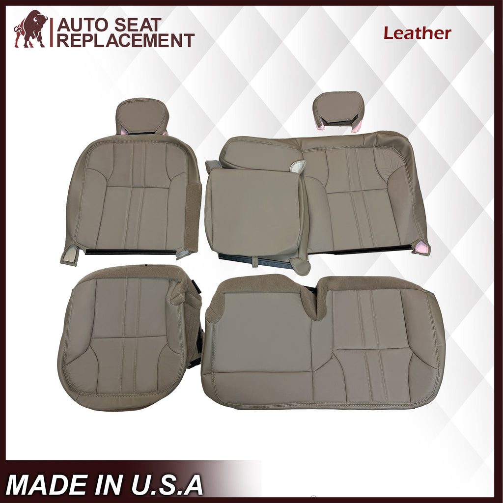 2000-2001 Ford Excursion XLT Second & Third Row Seat Cover in TAN: Choose From Variation