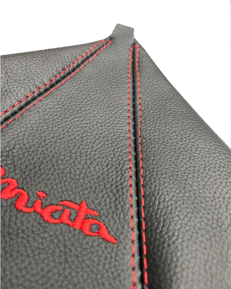 Embroidery Genuine Leather Handbrake & Shift Boot Cover For MZADA MK1 MX-5 1998-2005