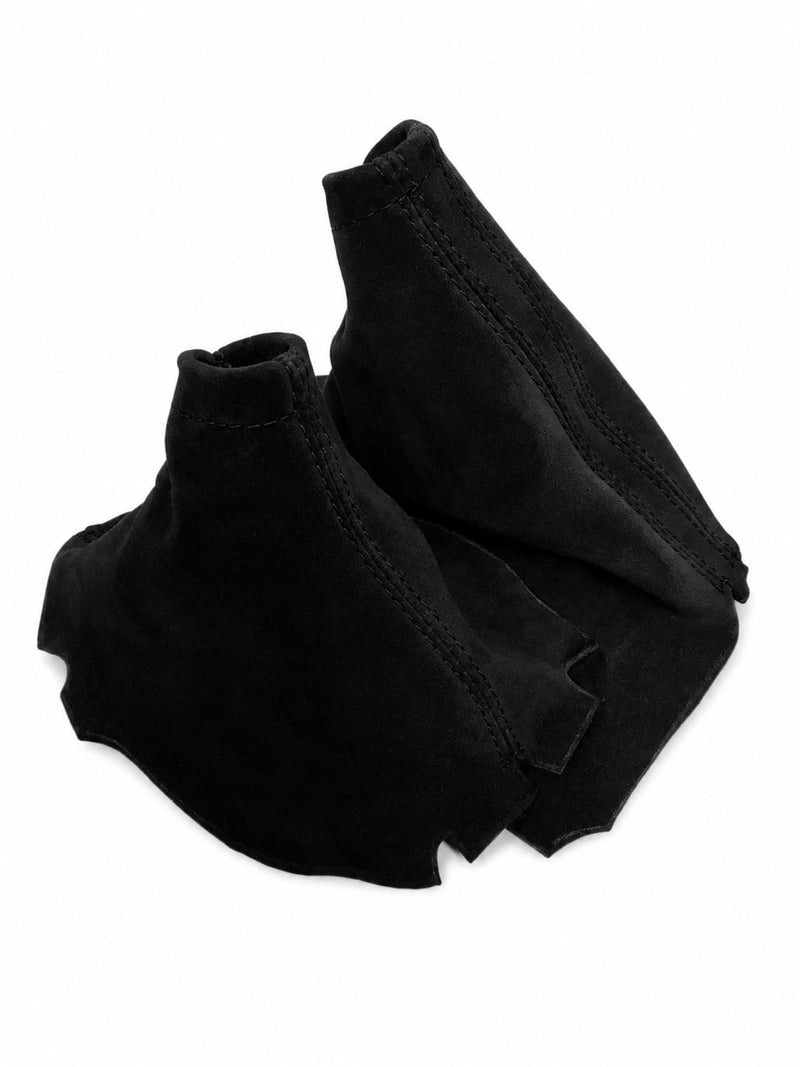 Black Suede Parking Brake & Shift Boot Cover For Subaru Impreza WRX Non-STI 2017-2021 - Auto Seat Replacement